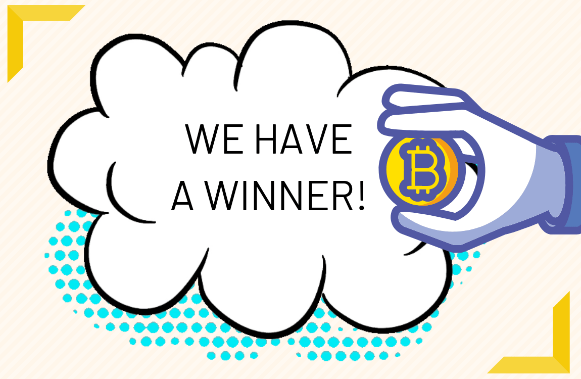 Announcing the Winner of our Bitcoin Giveaway